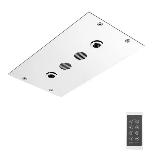 Fima Carlo Верхній душ Fima Modular стельового монтажу з нержавіючої сталі, LED підсвічування, хром (F2820CR)