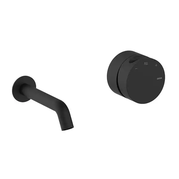 Змішувач для умивальника GRB Incool Black, чорний матовий (90108002) Змішувач для умивальника GRB Incool Black, чорний матовий (90108002)