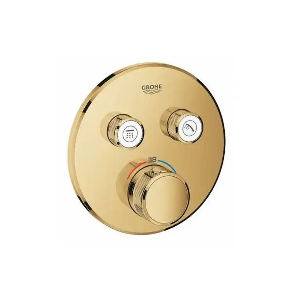 Термостат для ванни прихованого монтажу Grohe Grohtherm SmartControl, золото (29119GL0) Термостат для ванни прихованого монтажу Grohe Grohtherm SmartControl, золото (29119GL0)