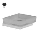 Fima Carlo Мильниця з тримачем Fima Quadra, що окремо стоїть, чорний матовий (F6023_2NS)