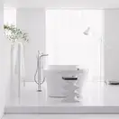 Змішувач для ванни для підлоги Hansgrohe PuraVida, хром (15473000)