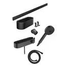 Hansgrohe Activation EcoSmart Комплект 7в1, Matt Black (24250670)