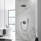 Верхній душ з кронштейном Grohe Rainshower Cosmopolitan 310, графіт матовий (26066AL0)