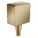 Шланговое під'єднання для душа Hansgrohe FixFit Square, шліфована бронза (26455140)