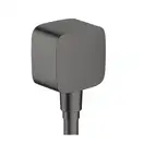 Шланговое під'єднання Hansgrohe FixFit E зі зворотним клапаном, Brushed Black Chrome (26457340)