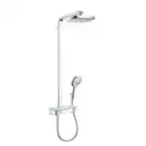 Душова система Hansgrohe Raindance Select E Showerpipe 300 2jet, хром (27126000)