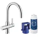 Grohe Blue Pure Змішувач кухонний з фільтром, хром (33249001)
