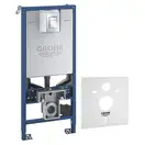 Інсталяція для унітазу Grohe Rapid SLX із звукоізоляційною прокладкою та кнопкою змиву Skate Cosmopolitan S (39603000)