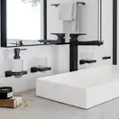 Гачок подвійний Hansgrohe AddStoris 3,6х1,6x6,6 см, Brushed Black (41755340)