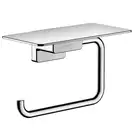 Тримач туалетного паперу Hansgrohe AddStoris з поличкою, Chrome (41772000)