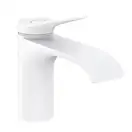 Змішувач для умивальника Hansgrohe Vivenis 80 з донним клапаном pop-up, білий (75010700)