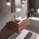 Змішувач для умивальника Hansgrohe Vivenis 250 з донним клапаном pop-up, білий матовий (75040700)