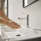 Hansgrohe Finoris 100 Смеситель для умывальника, белый матовый (76010700)