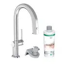 Змішувач кухонний Hansgrohe Aqittura M91 FilterSystem 210 1jet pull-out Sbox з картриджем Harmony, хром (76800000)