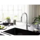 Змішувач кухонний Hansgrohe Aqittura M91 FilterSystem 210 1jet pull-out Sbox з картриджем Harmony, хром (76800000)