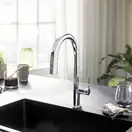 Змішувач кухонний Hansgrohe Aqittura M91 FilterSystem 210 1jet pull/out Harmony, Stainless (76801800)