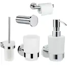 Набір аксесуарів Hansgrohe Logis Universal подвійний гачок, диспенсер, ершик, тримач паперу, склянка (20210006)
