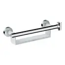 Поручень з поличкою та тримачем для душу Hansgrohe Comfort, білий/хром (26328400)