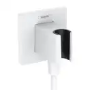 Шлангове приєднання Hansgrohe FixFit Porter E з тримачем, Matt White (26889700)