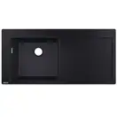 Кухонна мийка Hansgrohe S5110-F450 1050х510 поличка праворуч, Graphiteblack (43330170)
