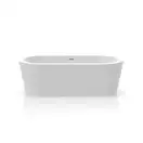 Ванна акрилова Knief Fresh Wall 180x80, білий глянцевий (010003106/010009106) (010003106_010009106)