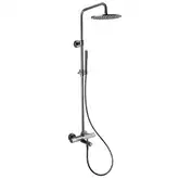 Душова система для ванни з термостатом Fima Carlo Fimatherm 250мм, хром (F4284-R253CR) (F4284-R253BR)