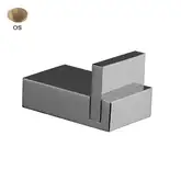 Fima Carlo Гачок одинарний Fima Quadra, Брасоване золото (F6024_1OS)