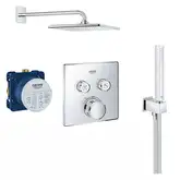 Душова система прихованого монтажу з термостатом Grohe Grohtherm SmartControl (UA26405SC1)