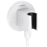 Шлангове підключення Hansgrohe FixFit Porter S з тримачем, Matt White (26888700)