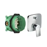 Змішувач для ванни Hansgrohe Metris, з інсталяційних блоком (31454000/01800180) (31454000_01800180)