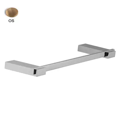 Fima Carlo Тримач для рушників Fima Quadra, 30 см, Золото брашироване (F6020_30OS) Fima Carlo Тримач для рушників Fima Quadra, 30 см, Золото брашироване (F6020_30OS)