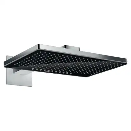 Верхній душ Hansgrohe Rainmaker Select 460 2jet з власником, чорний / хром (24005600) Верхній душ Hansgrohe Rainmaker Select 460 2jet з власником, чорний / хром (24005600)