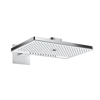 Верхній душ Hansgrohe Rainmaker Select 466х300 3jet EcoSmart 9 л/хв, White/Chrome (24017400)