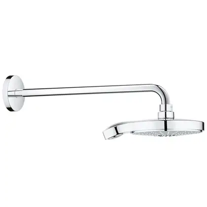 Верхній душ Grohe Power & Soul Cosmopolitan 190 з душовим кронштейном, хром (26172000) Верхній душ Grohe Power & Soul Cosmopolitan 190 з душовим кронштейном, хром (26172000)