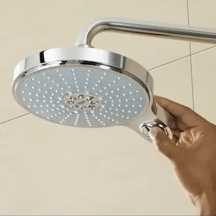 Верхній душ Grohe Power & Soul Cosmopolitan 190 з душовим кронштейном, хром (26172000) Верхній душ Grohe Power & Soul Cosmopolitan 190 з душовим кронштейном, хром (26172000)