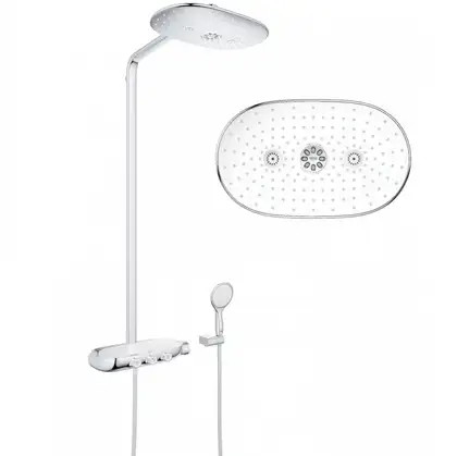 Душова система з термостатом для настінного монтажу Grohe Rainshower System SmartControl 360 (26250LS0) Душова система з термостатом для настінного монтажу Grohe Rainshower System SmartControl 360 (26250LS0)