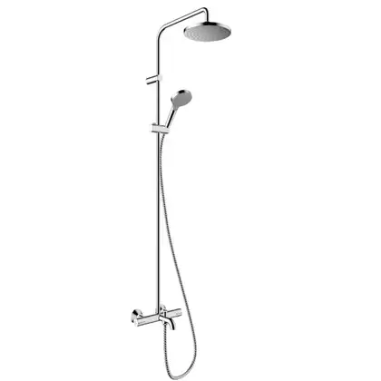 Душова система Hansgrohe Vernis Blend 200 1jet EcoSmart для ванни з термостатом, хром (26274000) Душова система Hansgrohe Vernis Blend 200 1jet EcoSmart для ванни з термостатом, хром (26274000)