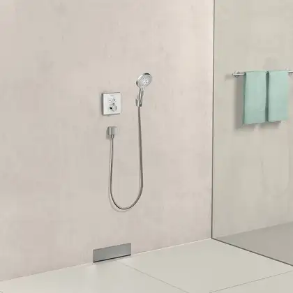 Шланговое під'єднання для душа Hansgrohe FixFit, чорний матовий (26455670)
