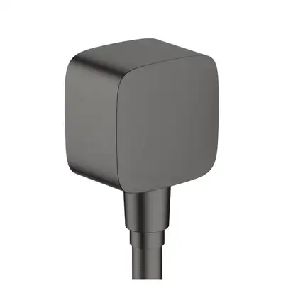Шланговое під'єднання Hansgrohe FixFit E зі зворотним клапаном, Brushed Black Chrome (26457340) Шланговое під'єднання Hansgrohe FixFit E зі зворотним клапаном, Brushed Black Chrome (26457340)