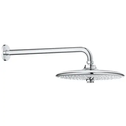 Верхній душ Grohe Euphoria 260 з душовим кронштейном, 3 режими струменя, хром (26459000) Верхній душ Grohe Euphoria 260 з душовим кронштейном, 3 режими струменя, хром (26459000)