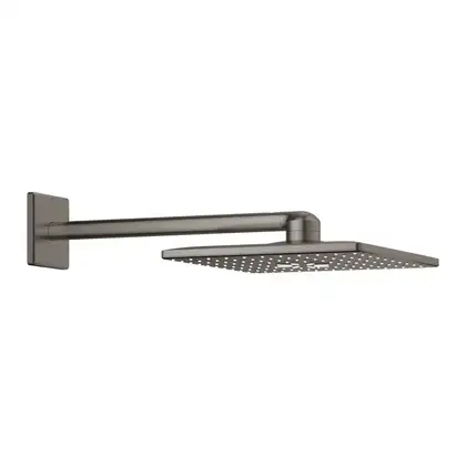 Верхній душ Grohe Rainshower 310 SmartActive Cube з душовим кронштейном, графіт матовий (26479AL0)