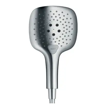 Ручний душ Hansgrohe Raindance Select E 150 3jet EcoSmart 9 л / хв, хром (26551000) Ручний душ Hansgrohe Raindance Select E 150 3jet EcoSmart 9 л / хв, хром (26551000)