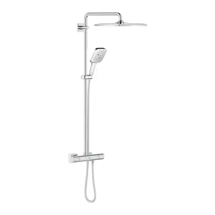 Душевая система с термостатом Grohe Rainshower, хром (26649000) Душевая система с термостатом Grohe Rainshower, хром (26649000)