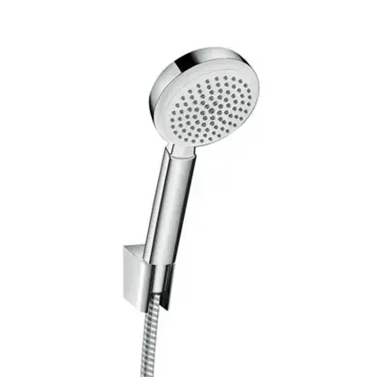 Душовий набір Hansgrohe Crometta 100 Vario 1Jet 160, білий / хром (26665400) Душовий набір Hansgrohe Crometta 100 Vario 1Jet 160, білий / хром (26665400)