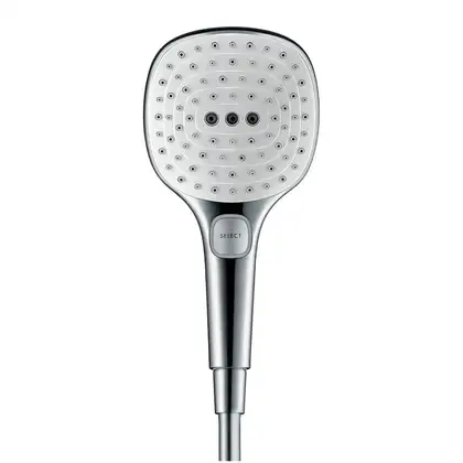 Душовий набір Hansgrohe Raindance Select E 120 3jet 160, хром / білий (26720400) Душовий набір Hansgrohe Raindance Select E 120 3jet 160, хром / білий (26720400)