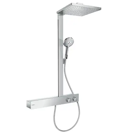 Душова система Hansgrohe Raindance E Showerpipe 300 1jet з термостатом, хром (27363000) Душова система Hansgrohe Raindance E Showerpipe 300 1jet з термостатом, хром (27363000)