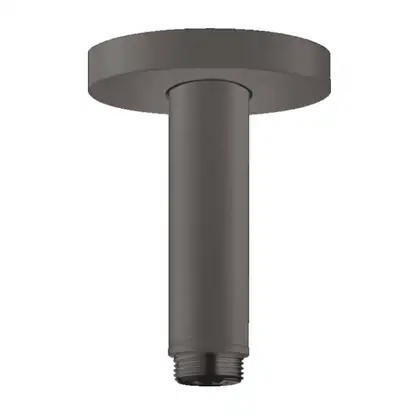 Тримач верхнього душу стельовий Hansgrohe S 100 мм, чорний хром (27393340) Тримач верхнього душу стельовий Hansgrohe S 100 мм, чорний хром (27393340)