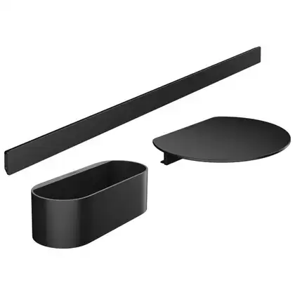 Комплект аксесуарів Hansgrohe WallStoris 2в1, Matt Black (27966670)