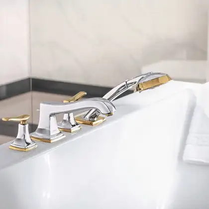 Ручний душ Hansgrohe Raindance Classic 100 3jet, chrome / gold optic (28548090) Ручний душ Hansgrohe Raindance Classic 100 3jet, chrome / gold optic (28548090)