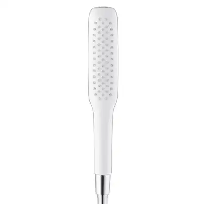 Ручний душ Hansgrohe PuraVida 120 1jet, білий / хром (28558400) Ручний душ Hansgrohe PuraVida 120 1jet, білий / хром (28558400)